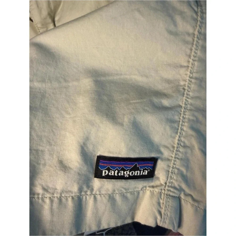 Patagonia Shorts Mens 33 Off-White Like New Organic Cotton Chino Lightweight